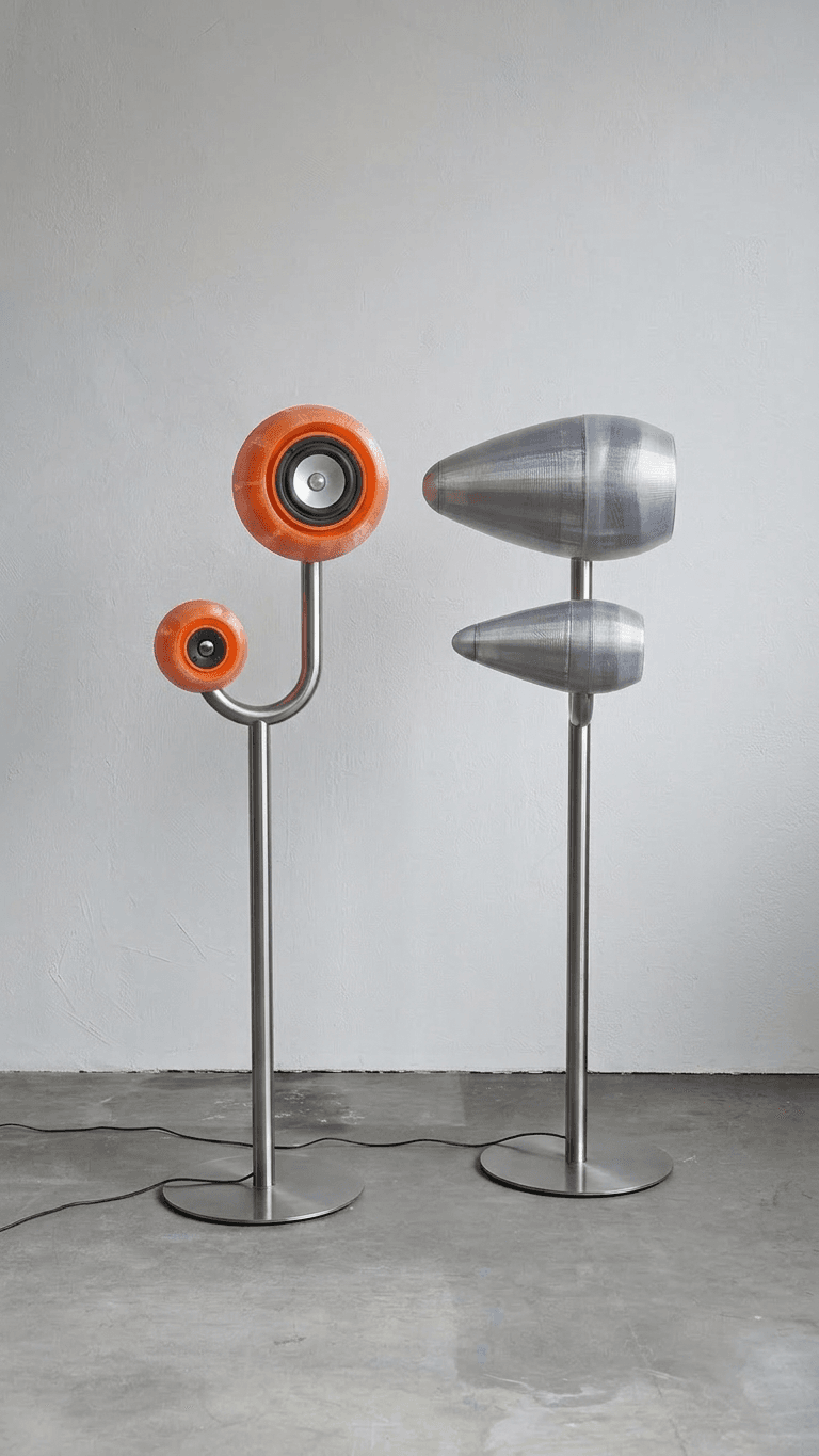 TURBINE speaker — side profile